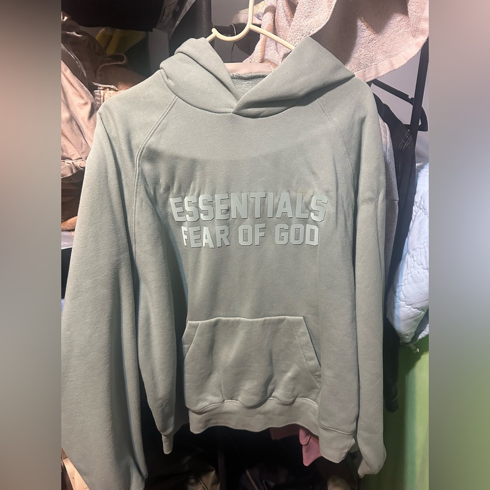 Essentials Light Green Hoodie